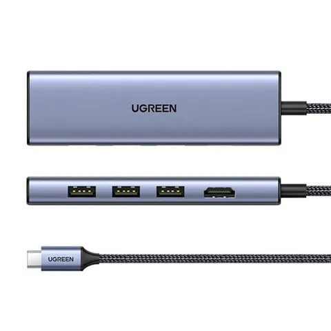 Ugreen 20956A interface hub USB Type-C 5000 Mbit/s Silver – image 2