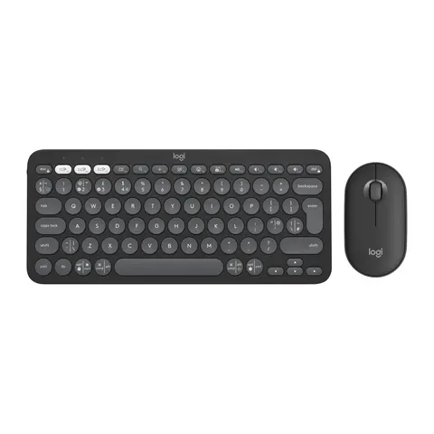 Logitech 920-012233 keyboard Mouse included Universal RF Wireless + Bluetooth QWERTY UK English Graphite – image 2