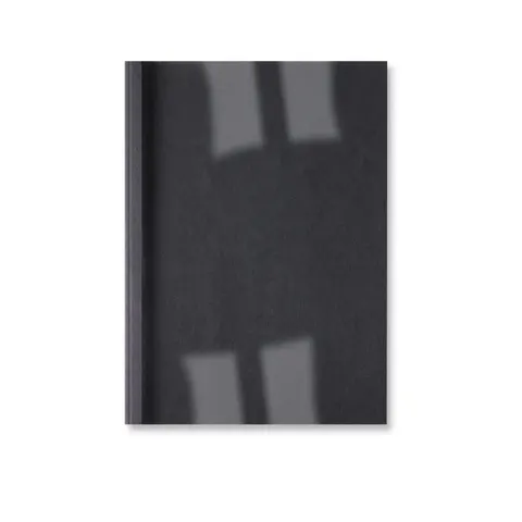 GBC LeatherGrain Thermal Binding Covers 3mm Black (100) – image 2