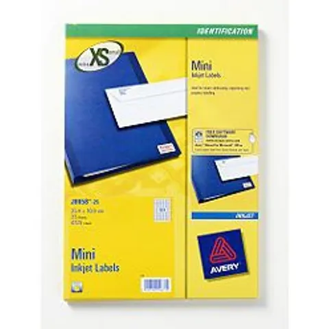 Avery Mini Inkjet Labels White – J865825 – image 2