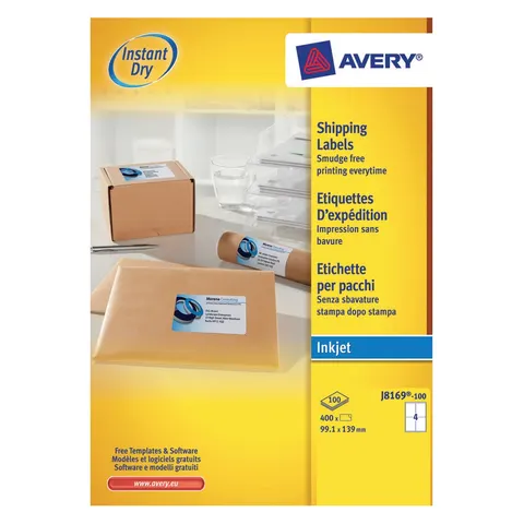 Avery Inkjet Addressing Labels – J8169100 – image 2