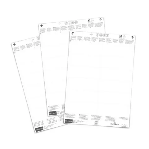 Durable 102202 self-adhesive label Rectangle White 240 pc(s) – image 2