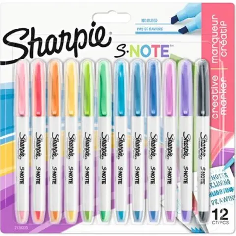 Sharpie S-Note Chisel Tip Highlighter - Pack of 12 – image 2