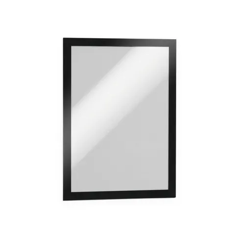 Durable DURAFRAME Self Adhesive Magnetic Signage Frame 10 Pack A4 Black – image 3