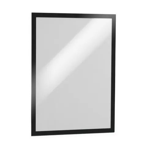 Durable DURAFRAME Self Adhesive Magnetic Signage Frame 2 Pack A3 Black – image 3