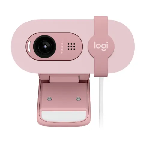 Logitech Brio 100 webcam 2 MP 1920 x 1080 pixels USB Rose – image 2