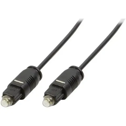 Logilink TosLink Kabel 2,0m schwarz – Bild 2