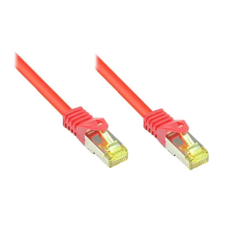 Good Connections Patchkabel m. Cat.7 Rohkabel rot 1m – Bild 2