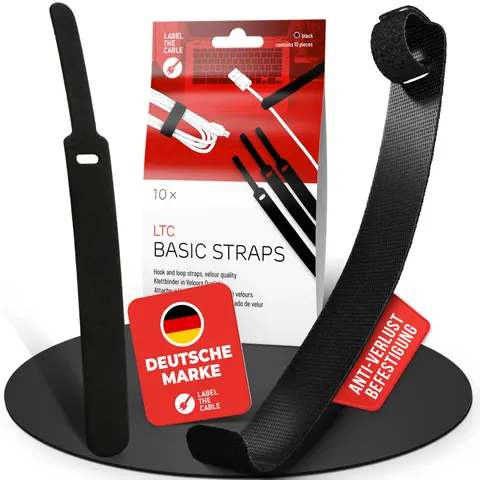 Label the Cable LTC BASIC STRAPS L LTC 1110 10 St. Schwarz – Bild 2