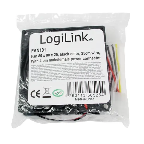 LOGILINK PC-Gehäuselüfter FAN101 – Bild 2