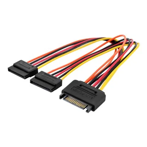 DIGITUS Internes SATA Y-Stromkabel, 0,3m – Bild 2
