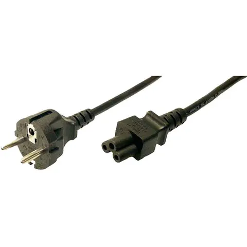 LogiLink Notebook Stromkabel, schwarz, 1,8 m – Bild 2