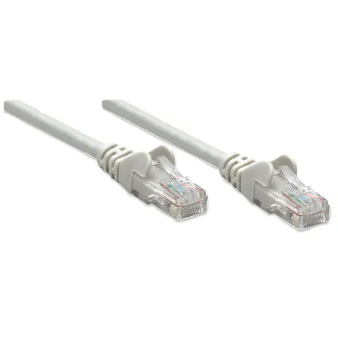 INTELLINET Patchkabel RJ45 U/UTP Cat5e 20m Hebelschutz grau – Bild 2