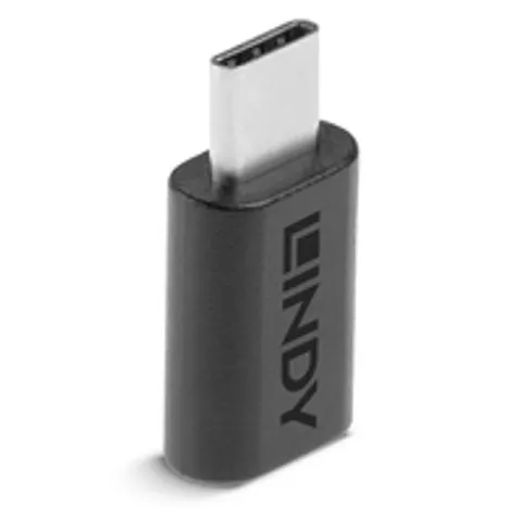 Lindy 41893 Kabeladapter USB 3.2 Type C Schwarz – Bild 2