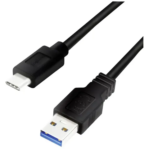 LogiLink USB 3.2 Kabel, USB-A - USB-C Stecker, 2,0 m – Bild 2