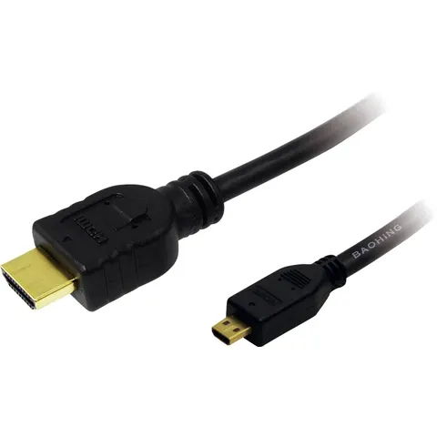 LogiLink HDMI Kabel, A-Stecker - D-Stecker Micro, 1,0 m – Bild 2