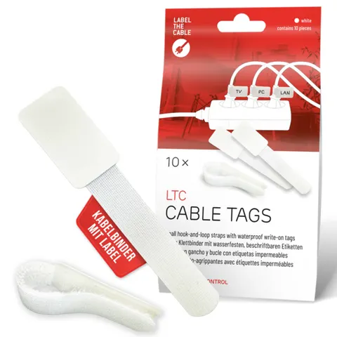 Label the Cable LTC 2620-10 Weiß – Bild 2