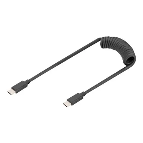 Digitus USB 2.0 - USB - C auf USB - C Spiralkabel – Bild 2