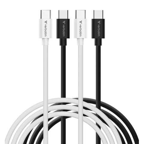 Verbatim Sync & Charge USB-C to USB-C 60W 100cm - 2 Pack – Bild 2