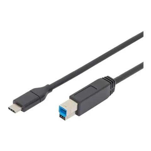Digitus USB Type-C Anschlusskabel, Type-C auf B – Bild 2