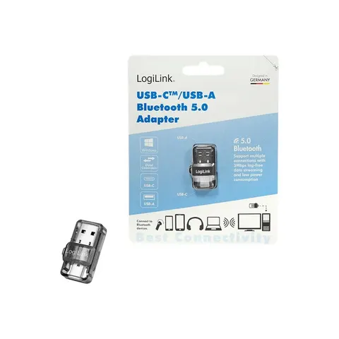 LogiLink USB 3.2 - Bluetooth 5.0 Adapter, transparent – Bild 2