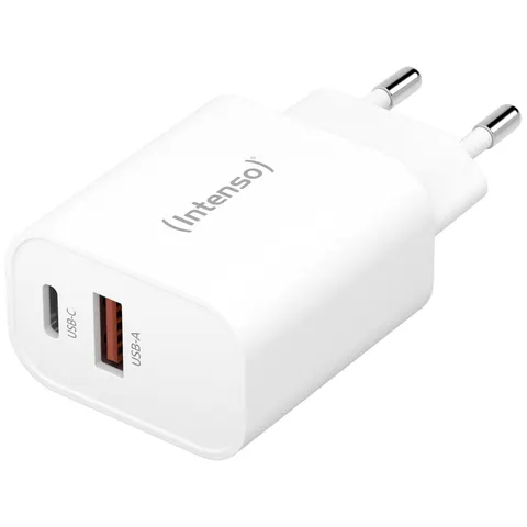 Intenso 30W USB-A, USB-C Ladegerät, weiß – Bild 2