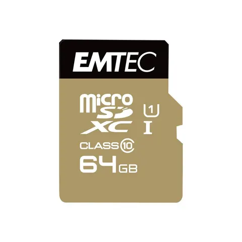 Emtec mSD 64GB UHS-I U1 EliteGold + Adapter – Bild 2