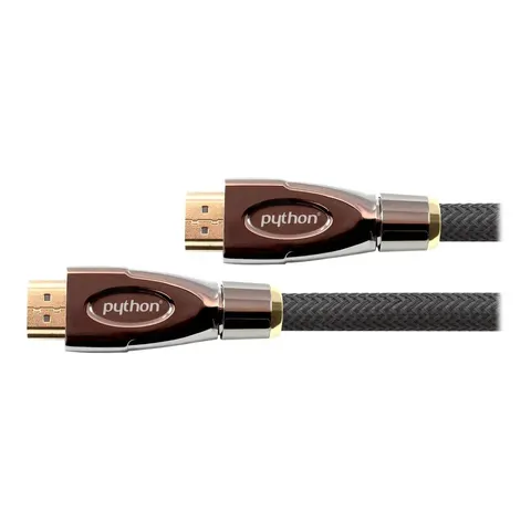 Python HDMI« 2.0 Kabel 4K2K Nylongeflecht schwarz 2m – Bild 2