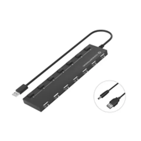 Conceptronic HUBBIES 7-Port-USB-2.0-Hub – Bild 2