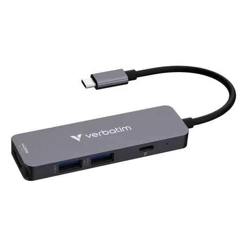 verbatim Multiport-Adapter Essentails 32155 – Grau – Bild 2