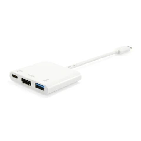 Equip USB -C auf HDMI, USB-A, 60W USB PD Adapter – Bild 2