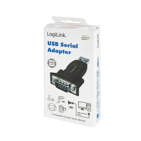 LogiLink USB 2.0 - RS232 Adapter, schwarz – Bild 3