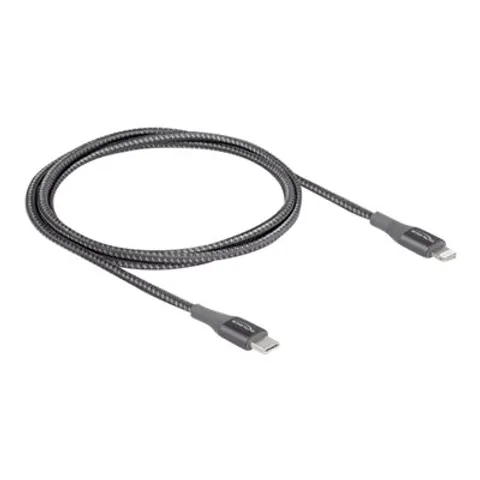 Delock Daten- und Ladekabel USB Type-C,lightning, grau 1m – Bild 2