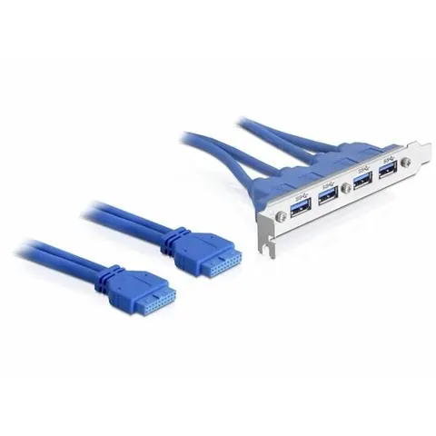 DELOCK Slotblech 4x USB3.0 A – Bild 2