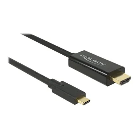 DeLOCK Kabel USB Type-C zu HDMI 2m – Schwarz – Bild 4