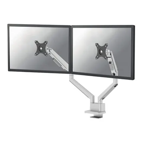 NEOMOUNTS Next Slim Desk Mount double – Silber – Bild 3