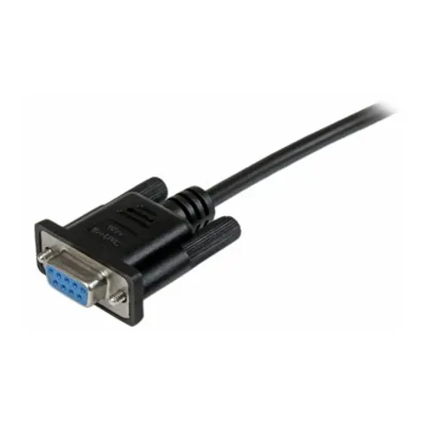 STARTECH 1m Black DB9 Null Modem Cable – Schwarz – Bild 2