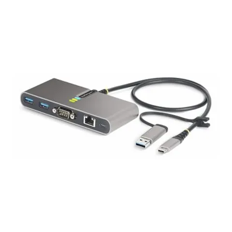 STARTECH 2-Port USB-C Hub GbE & RS232 – Bild 3