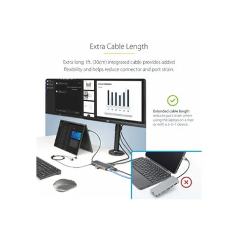 STARTECH 3monitor USB-C Dockingstation – Bild 3