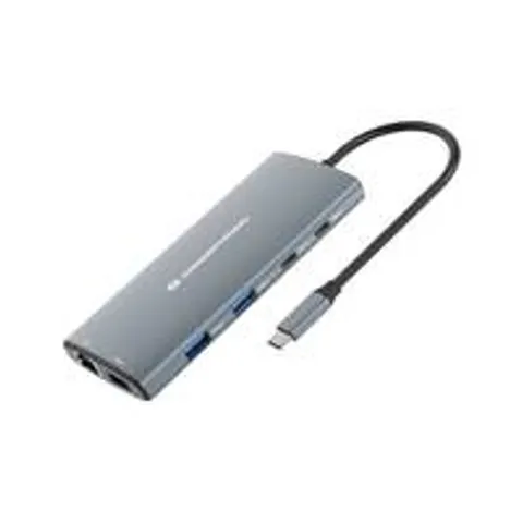 CONCEPTRONIC 10-1 Dock USB-C->HDMI/2xUSB-C/3xUSB-A/+ 20cm gr – Bild 2