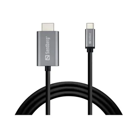 SANDBERG USB-C to HDMI Cable 2M – Bild 2