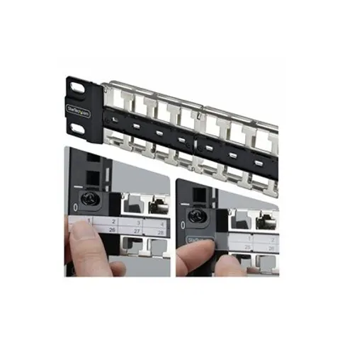 STARTECH 48 Port 1U Blank Keystone Patch – Bild 2
