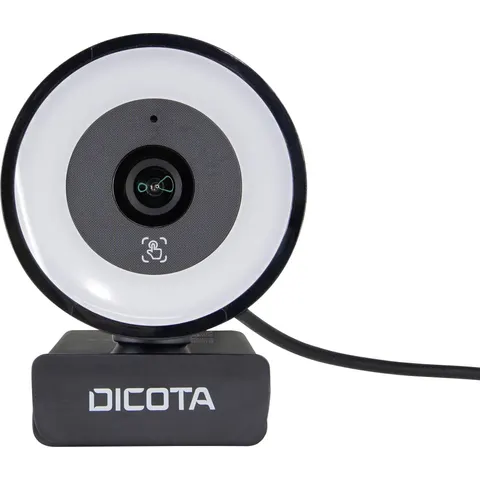 Dicota Webcam Ringlight 5MP black – Bild 3