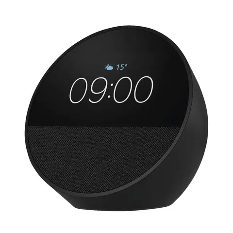 Amazon Echo Spot (2024) - Smart Speaker, schwarz – Bild 3