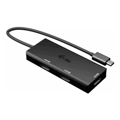 I-TEC USB-C Triple 4K HDMI Adapter PD – Schwarz – Bild 3