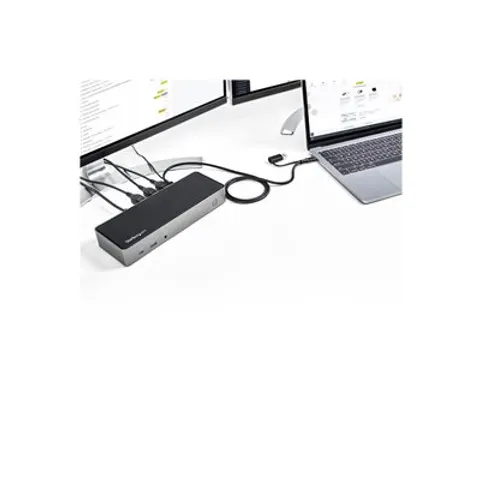 STARTECH USB-C USB-A Dock – Grau, Schwarz – Bild 3