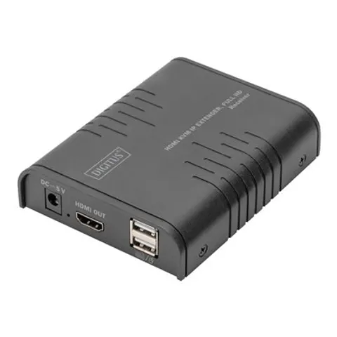 DIGITUS HDMI KVM IP Extender Receiver, Full HD – Bild 2