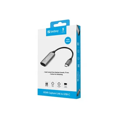 SANDBERG HDMI Capture Link to USB-C – Bild 2