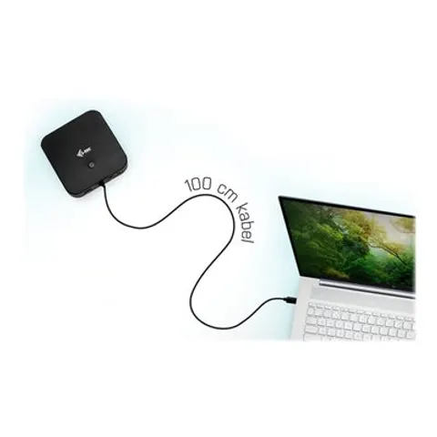 I-TEC USB-C Dual Display Docking Station – Schwarz – C31HDMIDPDOCKPD – Bild 4