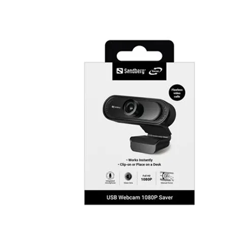 SANDBERG USB Webcam 1080P Saver – Bild 2